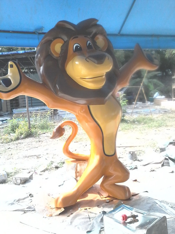 หุ่นไฟเบอร์กลาส สิงโต