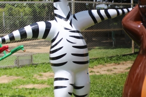 fiberglass  zebra