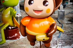 แนวทางวางแผนมุมถ่ายภาพด้วย ตัวการ์ตูนลิงสำหรับตกแต่งพื้นที่